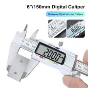 Stainless Steel 150mm Digital Caliper Vernier Gauge Micrometer Measuring Tool