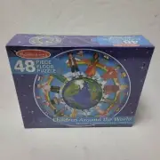 Melissa & Doug Floor Puzzle 48 Piece Children Around The World 2866 New Ages 4+