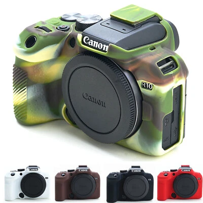 For Can&n EOS R10 R7 R6 R5 RP R 77D Case Camera Bag Soft Silicone Armor Skin