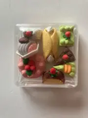 Japanese Iwako erasers + case desserts