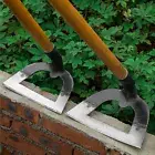 Hollow arc Hoe Hand-held Weeding rake Gardening Tool All-Steel Hollow Hoe