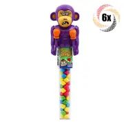 6x Monkeys Kidsmania Punchy Monkey Assorted Novelty Toy Candy Dispensers | .46oz
