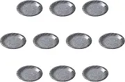 Set of 10, Shizukiishi 9.0 Plate, 11.0 x 1.4 inches (27.8 x 3.5 cm) | Setomonohonpo