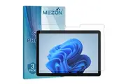 [Set of 3] Microsoft Surface Go 4 (10.5") Ultra Clear Film Screen Protector by MEZON Case and Surface Pen Friendly, Shock Absorption