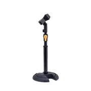 Hercules Short Straight H-Base Mic Stand with EZ Grip