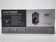 Electronic KeyPad Deadbolt Lock Satin Nickel By Shield Security NEW