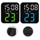 LED Alarm Clock featuring Voice Control Temperature and Date Functions