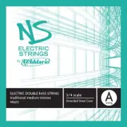 D'Addario NS Electric Traditional Bass Single A String, 3/4 Scale Medium Tension