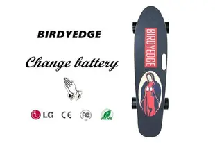 BIRDYEDGE 聖母可拆卸電動滑板 LD01 電動滑板車 手提 USB 行動電源 全台灣首發設計 雙驅動極限版