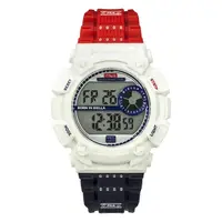 在飛比找PChome24h購物優惠-【FILA 斐樂】潮流運動電子手錶-經典紅藍/38-312-