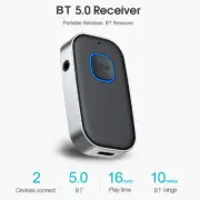 USB Wireless Bluetooth 5.0 AUX Transmitter Receiver 3.5mm 2in1 Audio Adapter Car