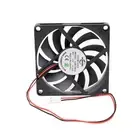 80 mm Computer Case Fan Bearing PC Cooling Silent Low-Noise DC 12 V 2 Pin Kit
