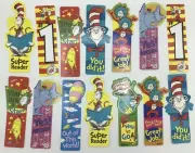 14 Dr Seuss teacher's incentive Bookmarks Cat in the Hat! 2012