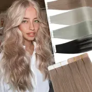 CLEARANCE Invisible Stick Tape in Real Remy 100% Human Hair Extensions Skin Weft