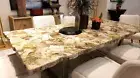 Petrified Wood Table, Petrified Wood Coffee Table Kitchen Countertops Home Decor