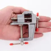 Mini Aluminum Alloy Vise Tiny Table Vice Clamp Universal Drill Press Workbench
