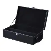 Large Card Slotted Storage Box with Handle Cube Storage Holder Portable