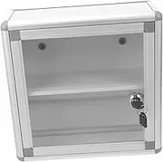 Medication Lock Box First Aid Kit Wall Mount Medicine Case Aluminum Alloy Home Office Car Camping
