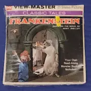 View-Master Classics Tales Frankenstein. 3 Reels - Sealed NEW GAF 1976 B323