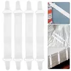 4 Pcs Bed Straps Adjustable Elastic Fastening Belt Hook Mattress Pad