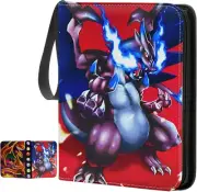 Card Binder for Pokemon Cards Holder Fits 900 Cards w/ 50 Removable Sleeves TCG
