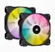 【最高折200+跨店點數22%回饋】Corsair 海盜船 SP140 RGB ELITE 雙風扇+控制器/CO-9050111-WW