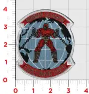 VQ-3 IRONMAN SQUADRON EMBROIDERED HOOK & LOOP PATCH