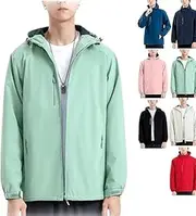 [HeeDz] Anti Puncture Jacket, Anti-Puncture Jacket, Unisex Fleece Lined Winter WindproofSnow Athletic Casual Full-Zip Hoodie