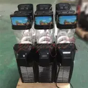 1PC Frozen Drink Slush Making Machine Smoothie Maker 3 Tank TKX-03 110v