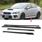 Matte Black For Subaru WRX STI 4th HT Type Side Skirts Body Kits 4PCS 2015-2021 (for: Subaru)