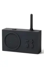 LEXON Tykho 3 FM Radio & Bluetooth Speaker in Dark Grey (Sealed)