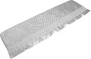 JEWEDECO Head Cover Headboard Cover for Size Bed Bed Headboard Slipcover Protector Polyester Grey