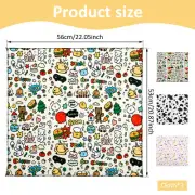 3 Pcs Cat Grooming Wrap Self Adhesive Cloth Cat Wrap Anti Scratch Cat tyOff