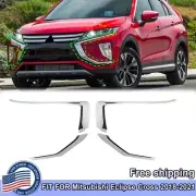 4x Front Bumper Chrome Molding Trim Strip For Mitsubishi Eclipse Cross 2018-2021 (for: Mitsubishi)