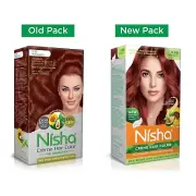 Nisha Cr�me Permanent Hair Color, Natural Extract, Bright, Shiny Hair Colour For