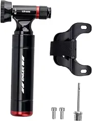 kowaku Mini Bike Pump, Small Manual Air Hand Pump Compact Metal Portable Frame Pump, Bike Tire Pump for Mountain Bikes, Kids Bike