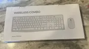 Wireless Keyboard with Mouse Combo Set for PC Laptop - Black PC230A New in Box