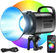 CB100C 130W RGB LED Video Light, APP/2.4G Control 360° Full Color 2700K-6500K 27