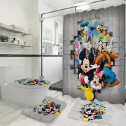 Goofy And Friends Bathroom Sets, Shower Curtain Sets