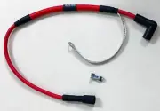 1 Nology HotWire Universal, 90° Plug Boot - 23" Long, ProFire # 012 001 101P Red