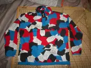 YOUTH ADIDAS LEGO SIZE LARGE RED/BLACK/BLUE/WHITE PULLOVER JACKET - NWT