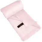 CJ Apparel Baby Pink Solid Color Nepalese Fringe Shawl Seconds Wrap Pashmina NEW