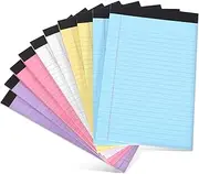 Tofficu A5 Size Paperbacks Note Pads 10 Pack Legal Notepads Scratch Paper Pad Easy to Tear