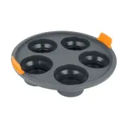 BAKEMASTER COLLAPSIBLE SILICONE AIRFRYER INSERT Air Fryer Liner 5 CUP MUFFIN