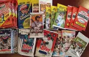 31 Unopened Topps Packs and huge baseball card lot ~2017-2023: auto, relic, #’d