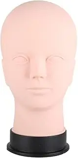 Training Head, Mannequin Head, Practical Durable Silicone Multipurpose for Cosmetology Training Makeup