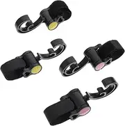 ORFOFE 4 Pcs Rotatable Stroller Hooks Durable Stroller Hangers for Key and Wallet Storage Parents