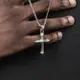 S925 Cross pendant 純銀尖角十字架項鍊男女同款鎖骨鍊