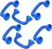KALLORY 6pcs Fluency Reading Phones Plastic for Auditory Feedback Sound Phone for Speech Correction and Pronunciation Practice for Classroom and Early Learning Blue