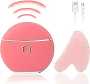 [VORDRASSIL] Electric Gua Sha, Face Roller, 2022 Upgraded Facial & Body Massager Tools, 4 Features All in 1, Relieve Soreness and Pressure, Improve Facial Contour, Reduce Wrinkle (Watermelon Red)